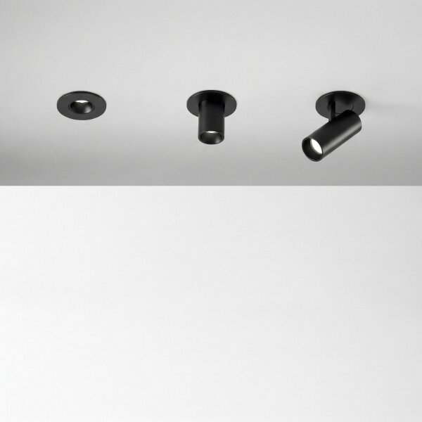 Ideal Lux - LED вградено точково осветително тяло NOVA LED/6W/230V Ø 6,8 см, черно
