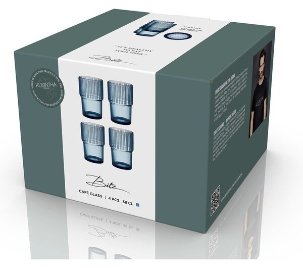Стъклени чаши в комплект от 4 бр. 380 ml Kusintha – Bitz