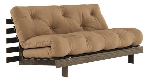 Светлокафяв разтегателен диван 160 cm Roots - Karup Design