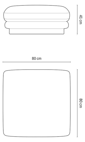 Бежова табуретка Torino – Micadoni Home