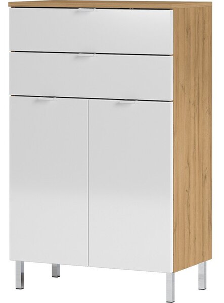 Бял висок шкаф за баня 60x97 cm Mauresa - Germania