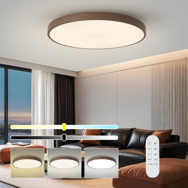 Brilagi-LED Димируемо осветително тяло POOL SMART LED/128 Вт/230 В 100 см Wi-Fi Tuya+ДУ кафяво