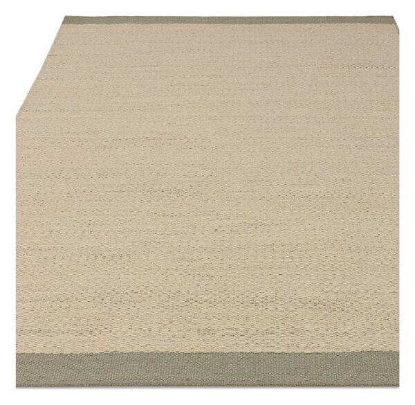 Кремав/светлозелен ръчно изработен вълнен килим 160x230 cm Lima Sage – Asiatic Carpets