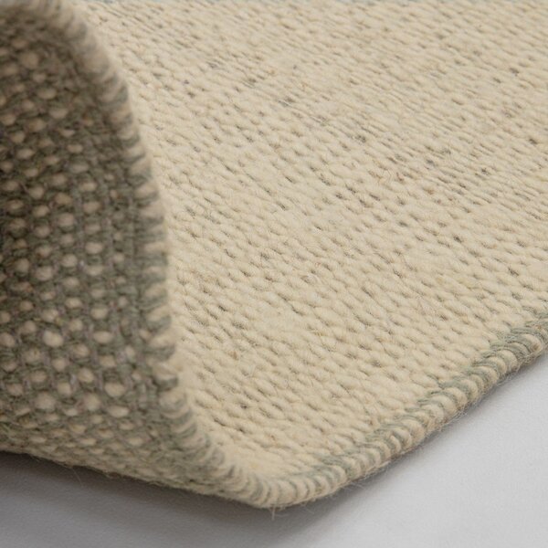 Кремав/светлозелен ръчно изработен вълнен килим 160x230 cm Lima Sage – Asiatic Carpets