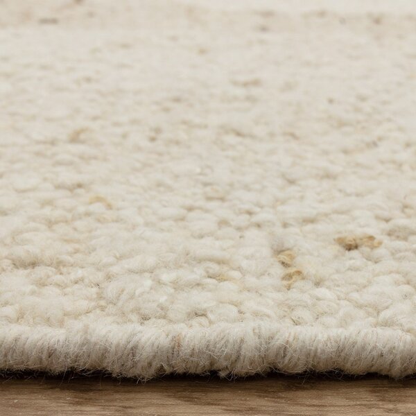 Бежов двустранен ръчно изработен вълнен килим 120x170 cm Napa Tumbla – Asiatic Carpets