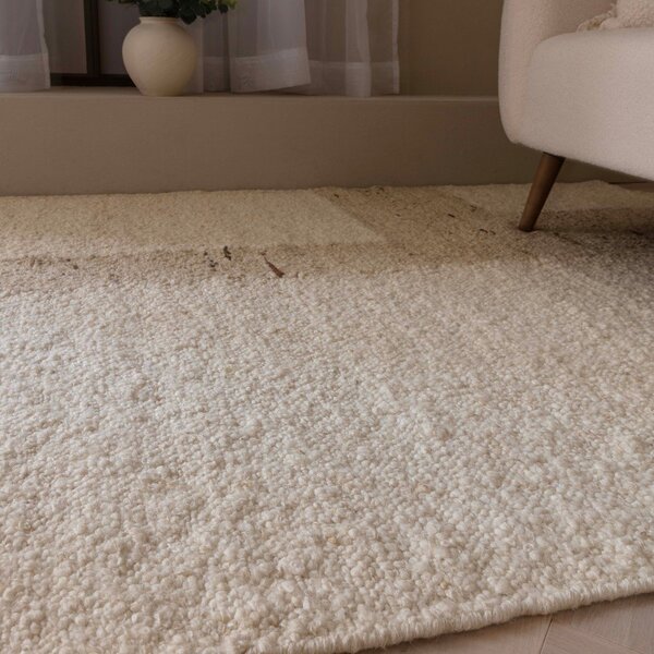 Бежов двустранен ръчно изработен вълнен килим 120x170 cm Napa Tumbla – Asiatic Carpets