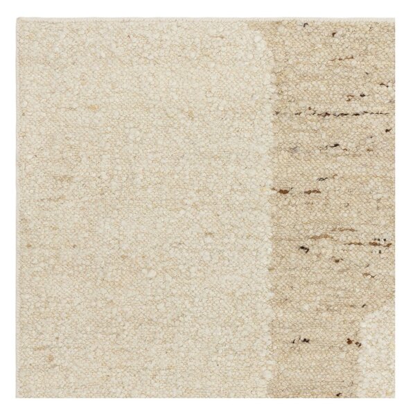 Бежов двустранен ръчно изработен вълнен килим 120x170 cm Napa Tumbla – Asiatic Carpets