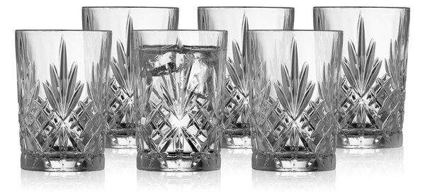 Кристални стъклени чаши в комплект 6 бр. 250 ml Melodia – Lyngby Glas