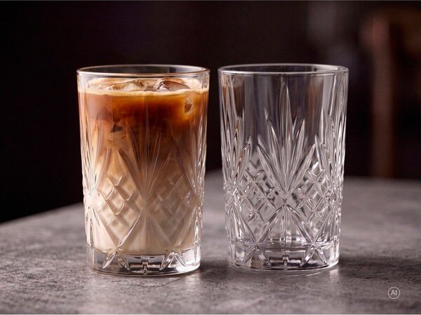 Кристални стъклени чаши в комплект 6 бр. 250 ml Melodia – Lyngby Glas