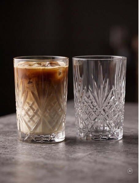 Кристални стъклени чаши в комплект 6 бр. 250 ml Melodia – Lyngby Glas