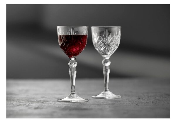 Кристални чаши в комплект 4 бр. за вино 140 ml Melodia – Lyngby Glas