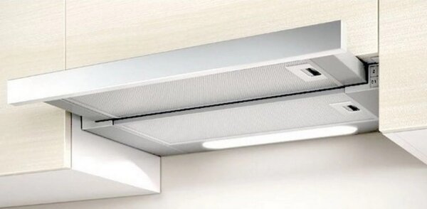 Абсорбатор за вграждане Elica Elite 14 Lux GRVTWH 60, 121 W, 60 см, Клас D, 304 м3/ч, LED осветление, Сив/Бял