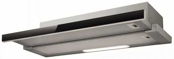 Абсорбатор за вграждане Elica Elite 14 Lux GRVT 60, 121 W, 60 см, Клас D, 304 м3/ч, LED осветление, Сив/Черен