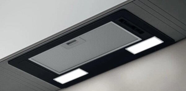 Аспиратор за вграждане Elica Era BL 52, 81 W, 52 см, Клас C, 224 м3/ч, LED осветление, Черен