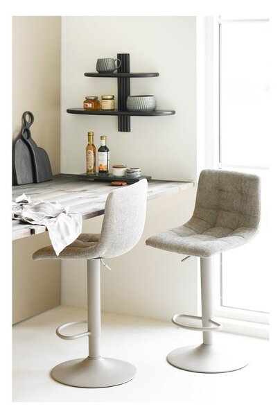 Черен на няколко нива стенен рафт от масивен дъб 65 cm Aliano – House Nordic