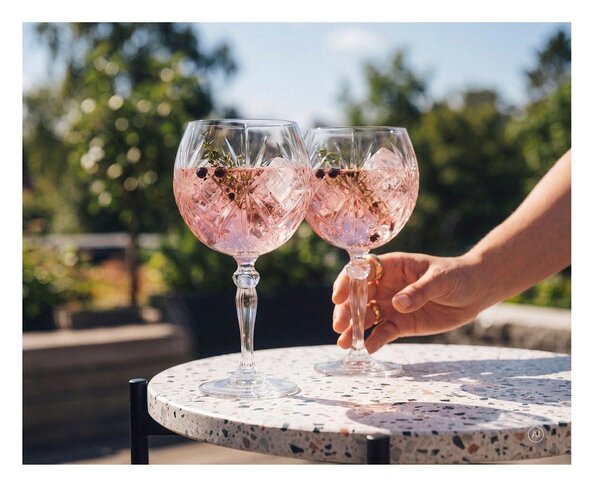 Кристални чаши в комплект 4 бр. за джин 650 ml Melodia – Lyngby Glas
