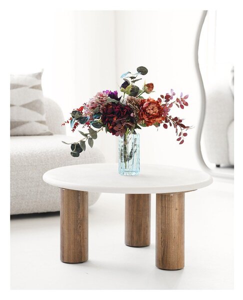 Сива стъклена ваза (височина 20 cm) – House Nordic