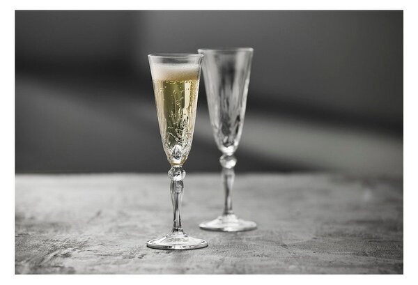Кристални чаши в комплект 4 бр. за сект 160 ml Melodia – Lyngby Glas