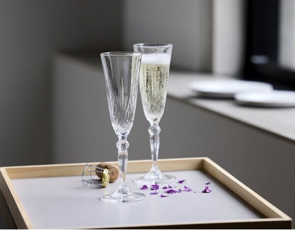Кристални чаши в комплект 4 бр. за сект 160 ml Melodia – Lyngby Glas
