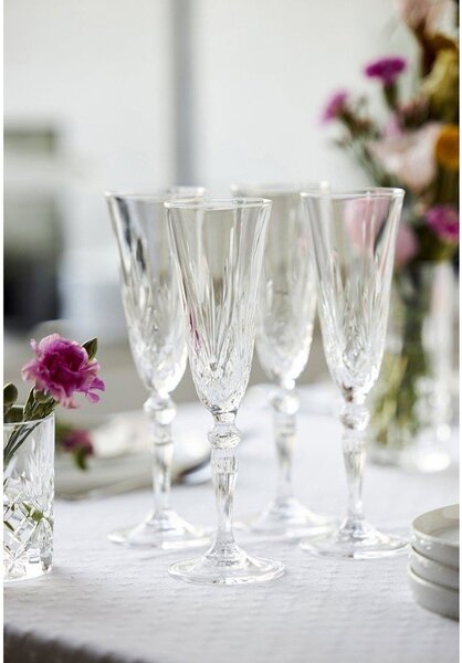 Кристални чаши в комплект 4 бр. за сект 160 ml Melodia – Lyngby Glas