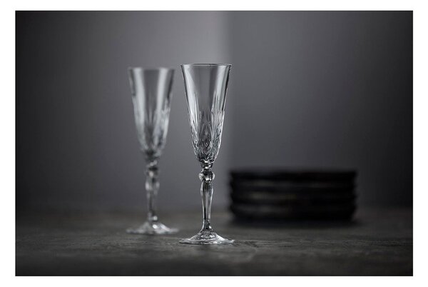 Кристални чаши в комплект 4 бр. за сект 160 ml Melodia – Lyngby Glas