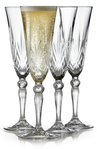 Кристални чаши в комплект 4 бр. за сект 160 ml Melodia – Lyngby Glas