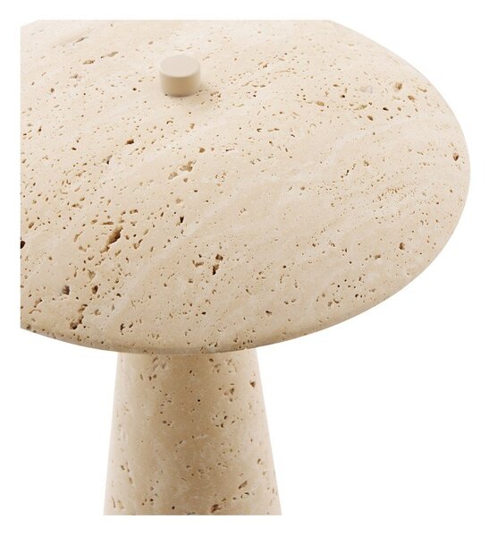 Бежова каменна LED настолна лампа (височина 25,5 cm) Consett – House Nordic