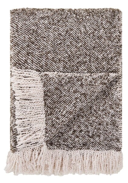 Кафяво/бежово одеяло 130x180 cm Sira – House Nordic