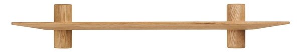 Стенен рафт от масивен дъб в светло естествен цвят 110 cm Calcata – House Nordic