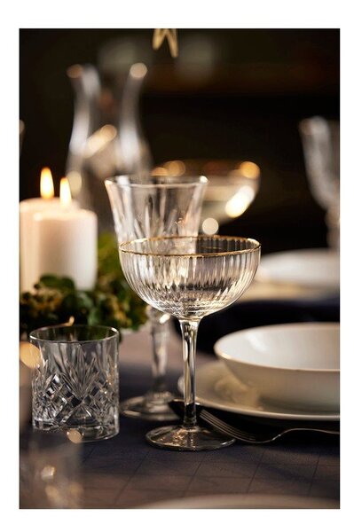 Кристални чаши в комплект 4 бр. за вино 210 ml Melodia – Lyngby Glas
