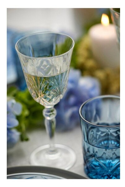 Кристални чаши в комплект 4 бр. за вино 210 ml Melodia – Lyngby Glas