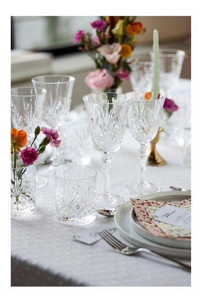 Кристални чаши в комплект 4 бр. за вино 210 ml Melodia – Lyngby Glas