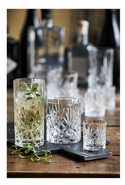 Кристални стъклени чаши в комплект 6 бр. за уиски 310 ml Melodia – Lyngby Glas