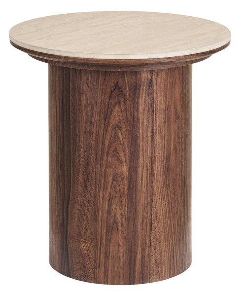 Кръгла странична масичка с керамичен плот ø 45 cm Delphi – House Nordic