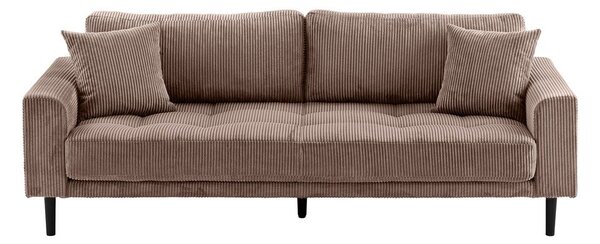 Кафяв диван от рипсено кадифе 210 cm Lido – House Nordic