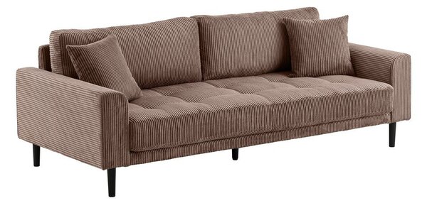 Кафяв диван от рипсено кадифе 210 cm Lido – House Nordic