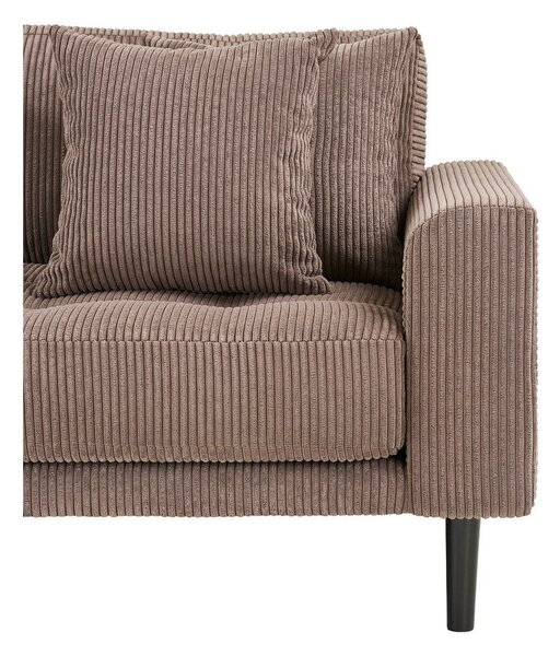 Кафяв диван от рипсено кадифе 210 cm Lido – House Nordic