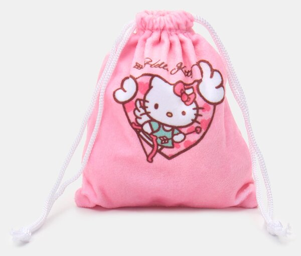 Sinsay - Комплект торбичка и топчета за котка Hello Kitty 5 броя - пастелнорозово