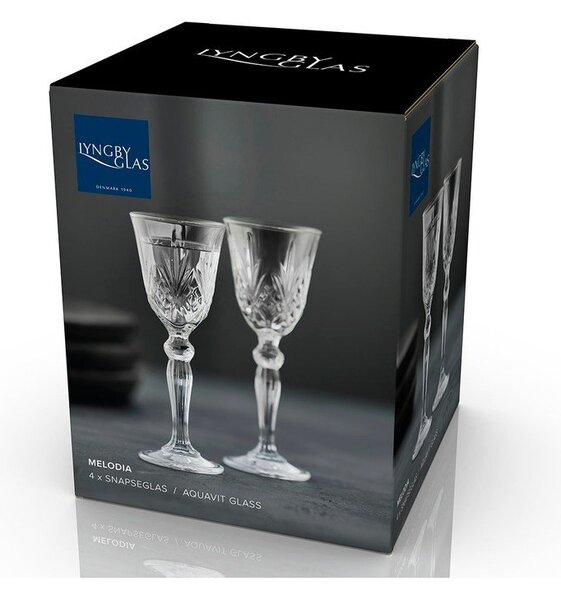 Кристални чаши в комплект 4 бр. за ликьор 50 ml Melodia – Lyngby Glas