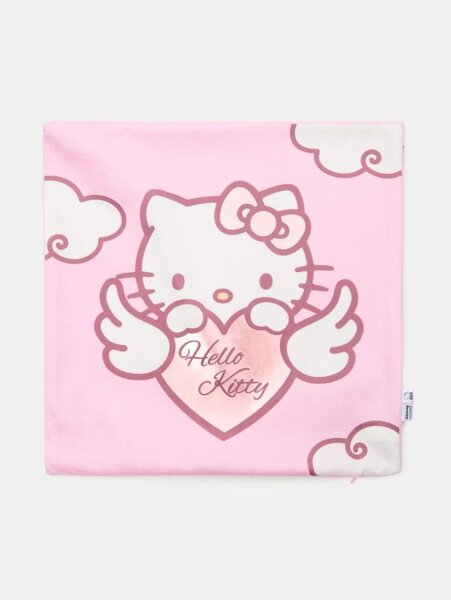 Sinsay - Калъфка за възглавница Hello Kitty - пастелнорозово