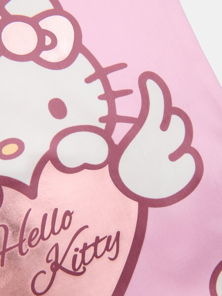 Sinsay - Калъфка за възглавница Hello Kitty - пастелнорозово