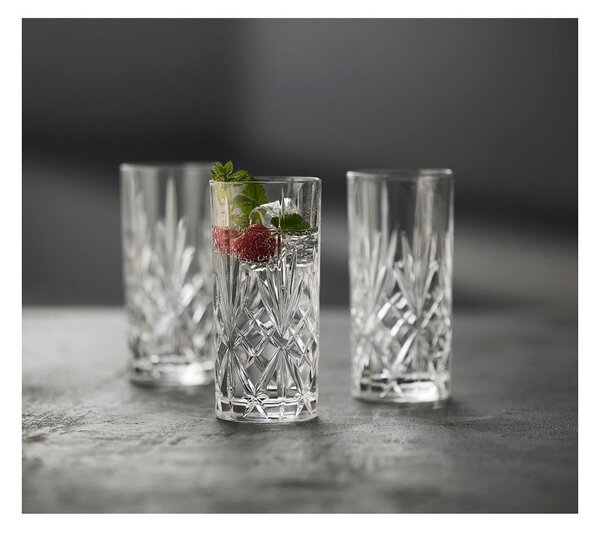 Кристални стъклени чаши в комплект 6 бр. за коктейли 360 ml Melodia – Lyngby Glas