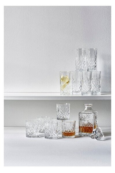 Кристални стъклени чаши в комплект 6 бр. за коктейли 360 ml Melodia – Lyngby Glas