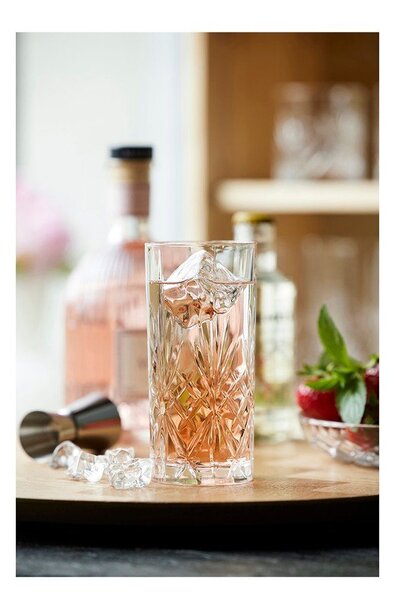 Кристални стъклени чаши в комплект 6 бр. за коктейли 360 ml Melodia – Lyngby Glas