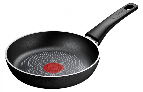Тиган Tefal C2920253 Force, 20 см, Незалепващо покритие, Thermo-signal, Thermo-Fusion, Индукция, Черен