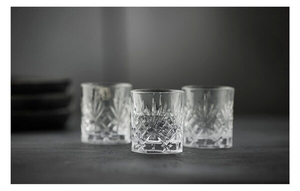 Кристални стъклени чаши в комплект 6 бр. за шотове 80 ml Melodia – Lyngby Glas