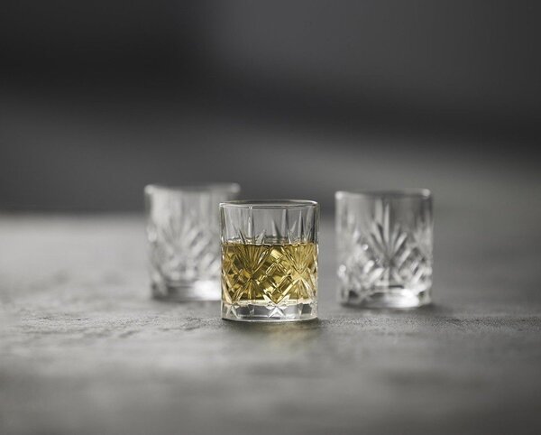 Кристални стъклени чаши в комплект 6 бр. за шотове 80 ml Melodia – Lyngby Glas