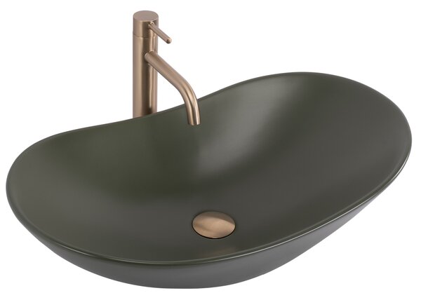 Умивалник за плот Rea Royal Olive Matt