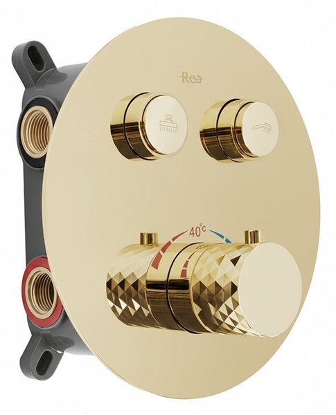 Душ система за вграждане Rea Lungo Diamond Gold+ BOX