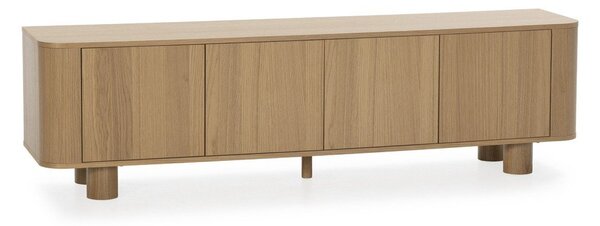 Маса за телевизор от декор от дъб в естествен цвят 180x50,5x40 cm Padoc – MOME